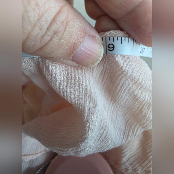 Free People Light Pink Ruffle Camisole Size Medium - Picture 4 of 4